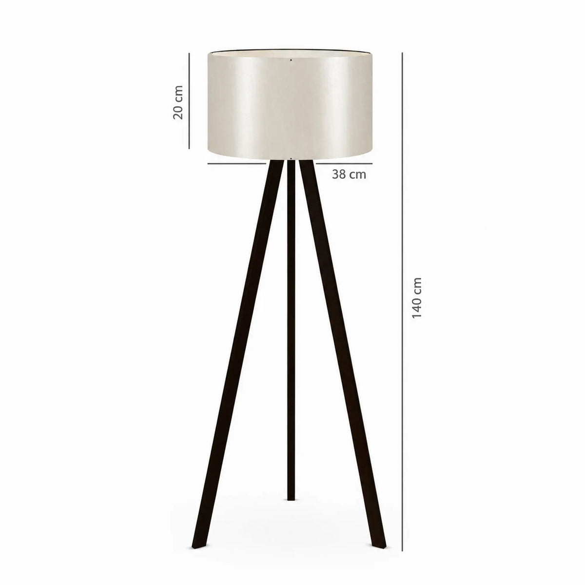 Lampadar AYD-2813, crem, MDF/PVC, 38x140 cm