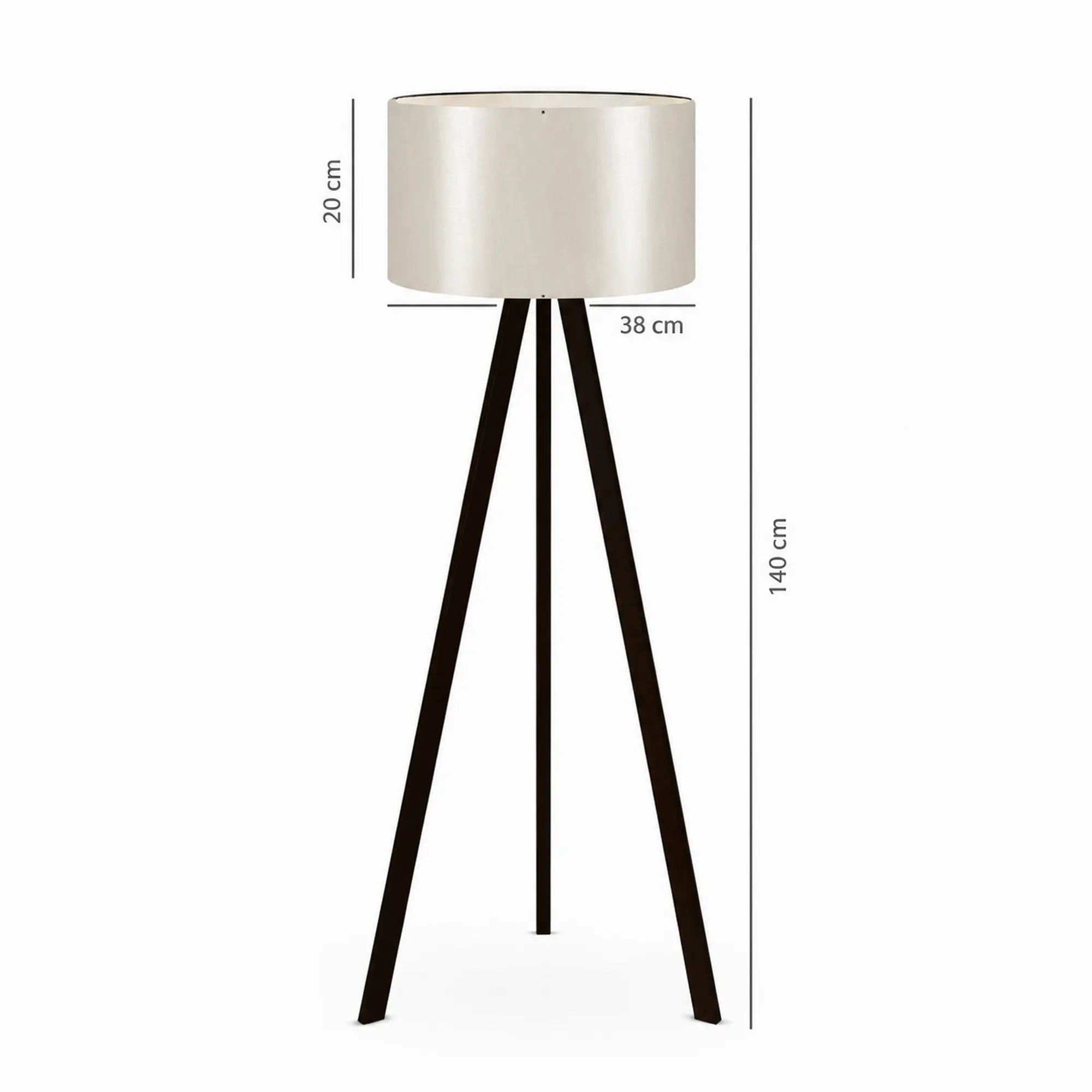 Lampadar AYD-2813, crem, MDF/PVC, 38x140 cm