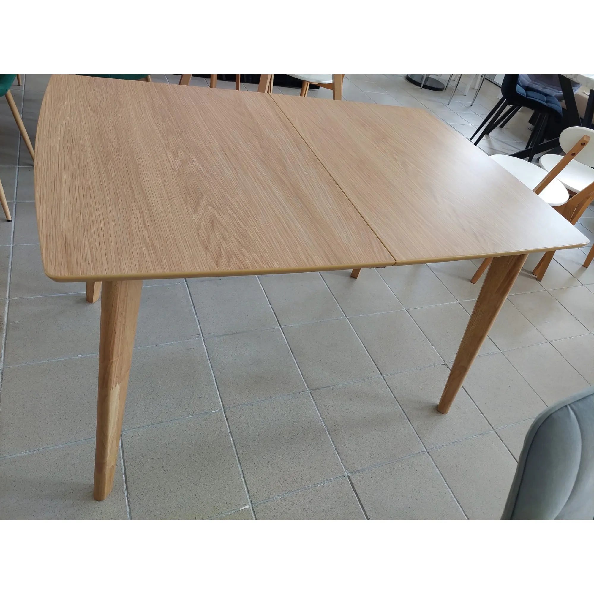 PRODUS RESIGILAT - Masa extensibila BRANDO, stejar, 120/160x80x75 cm