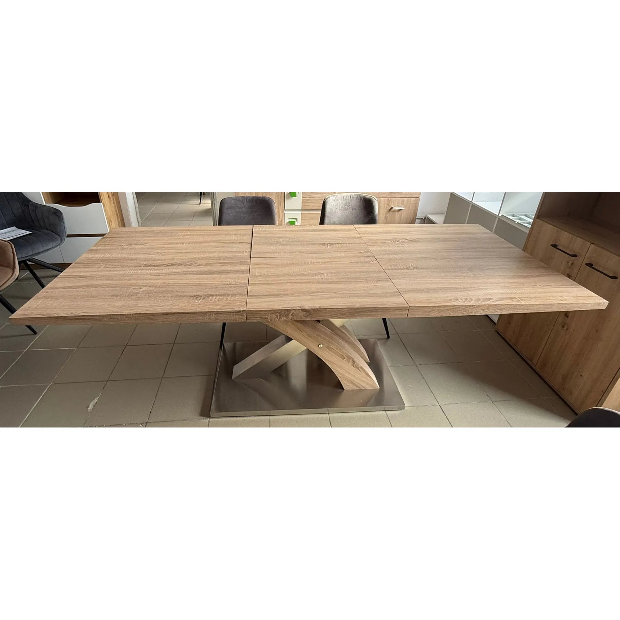 PRODUS RESIGILAT - Masa extensibila SANDOR, stejar, 160/220x90x77 cm