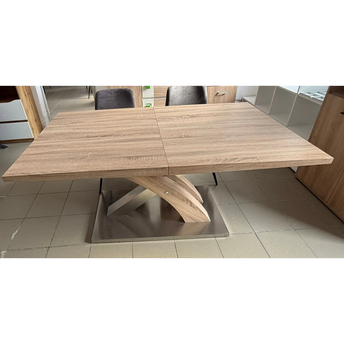 PRODUS RESIGILAT - Masa extensibila SANDOR, stejar, 160/220x90x77 cm