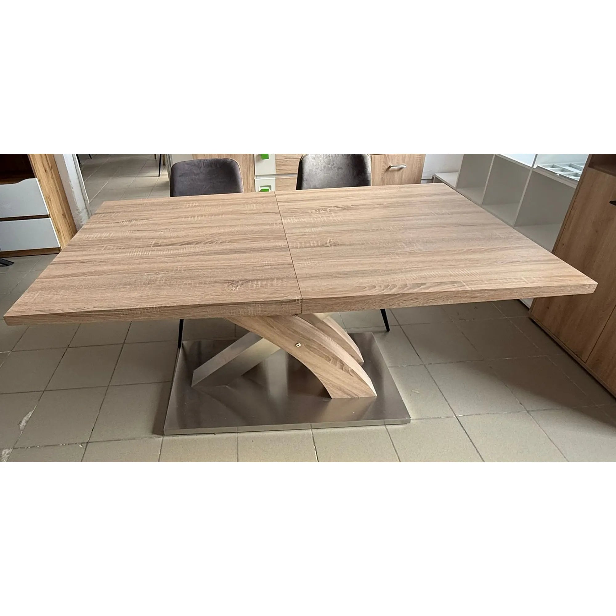 PRODUS RESIGILAT - Masa extensibila SANDOR, stejar, 160/220x90x77 cm