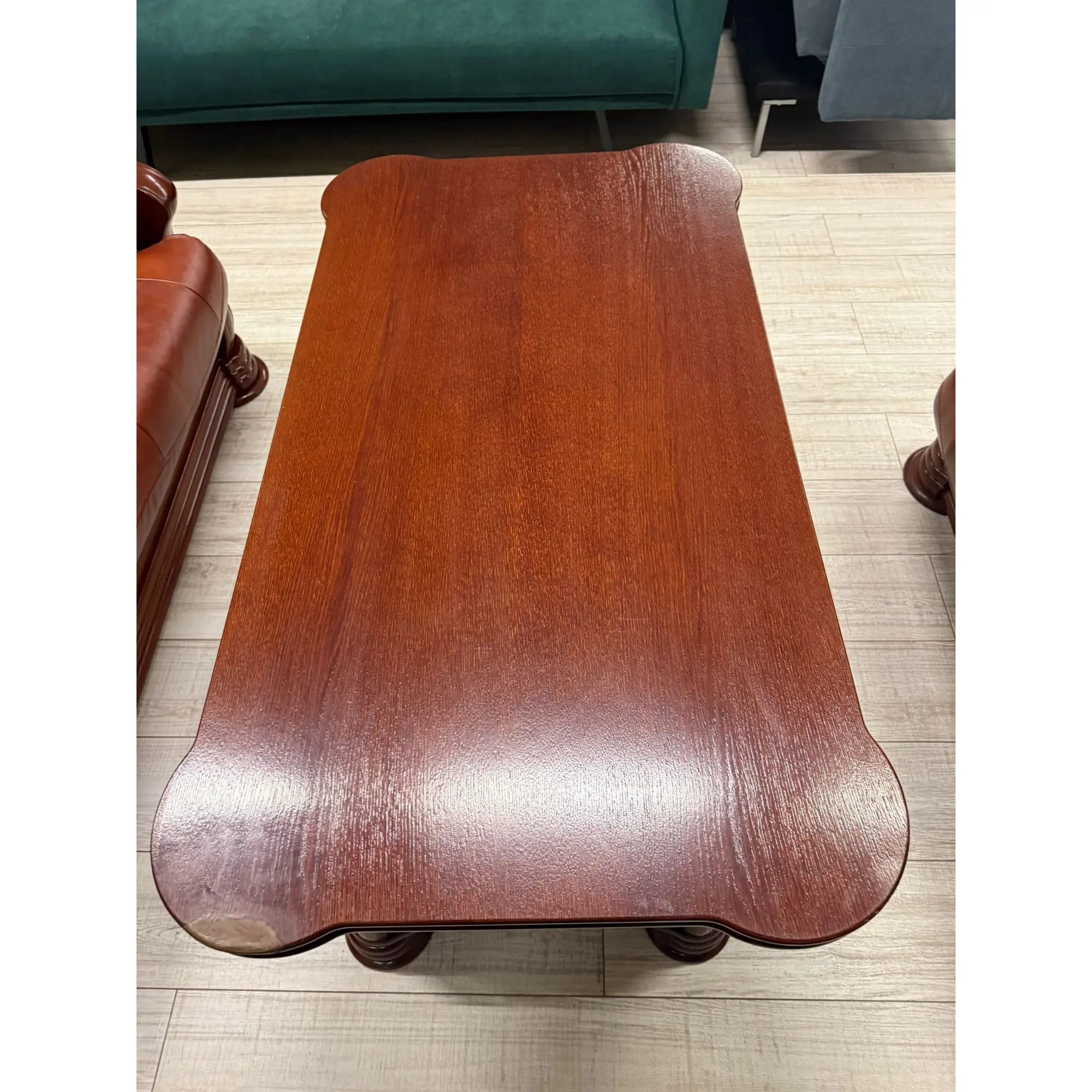 PRODUS RESIGILAT - Masuta cafea PARMA, nuc inchis, lemn, 125x70x58 cm