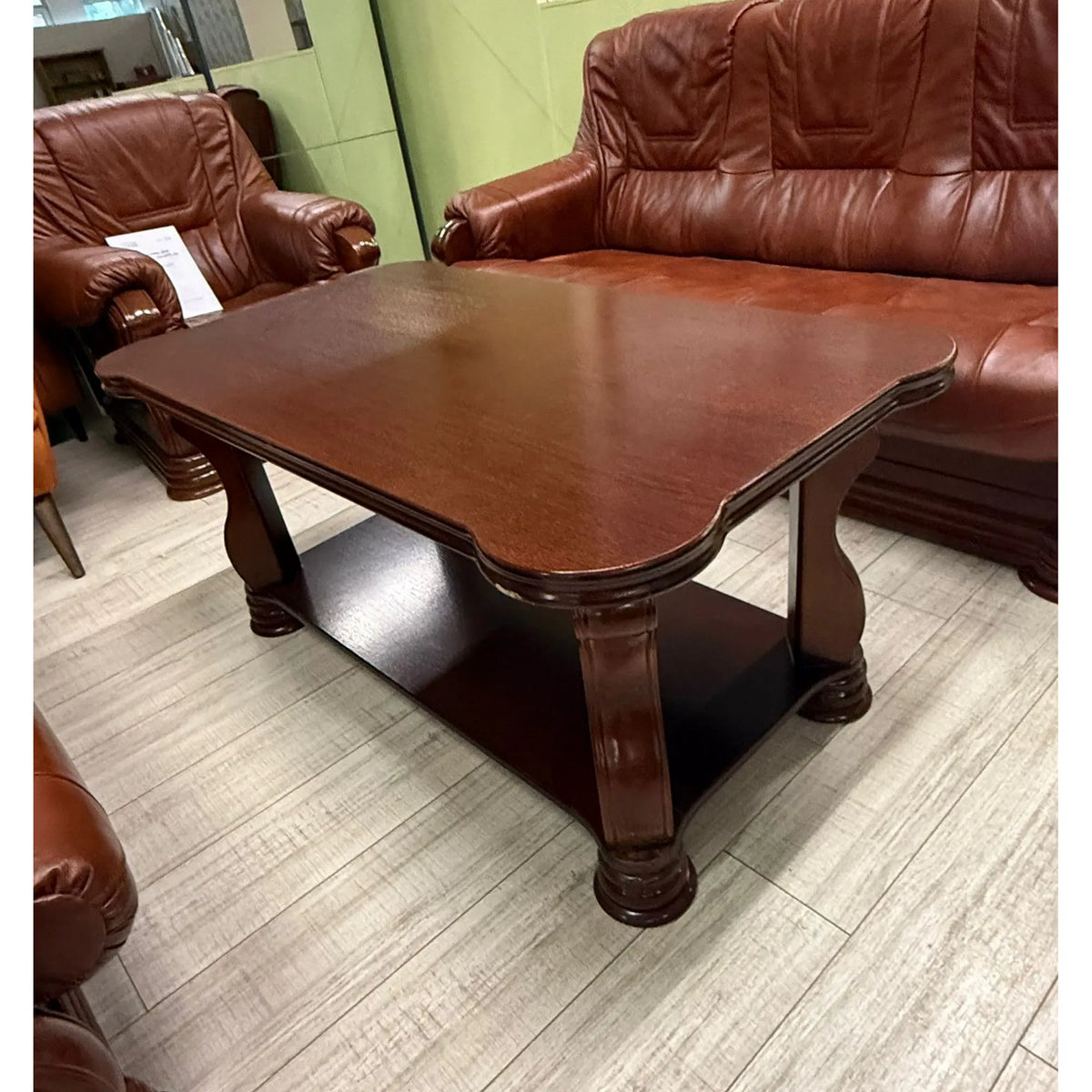 PRODUS RESIGILAT - Masuta cafea PARMA, nuc inchis, lemn, 125x70x58 cm