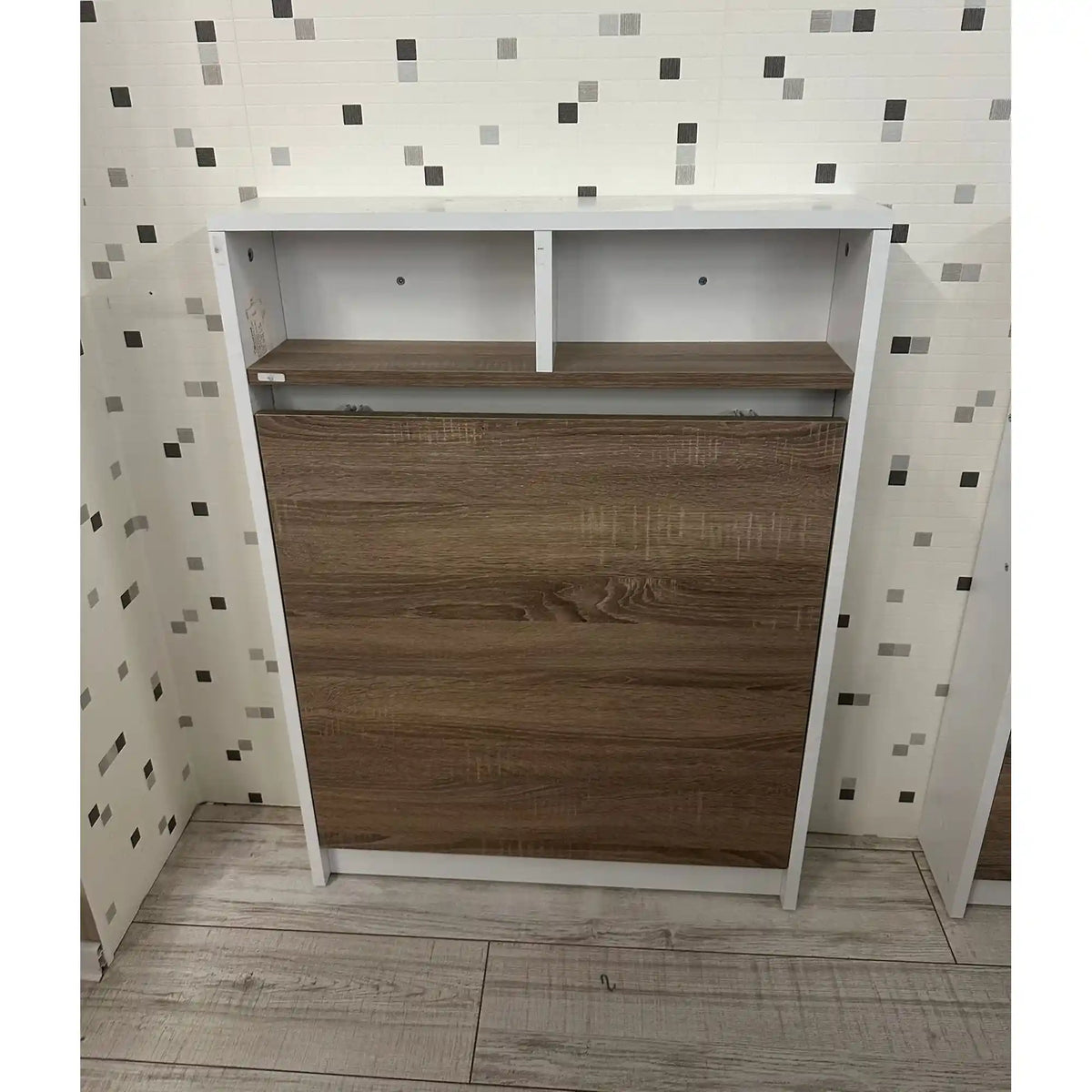 PRODUS RESIGILAT - Masa pliabila 793ELG3803, stejar/alb, PAL, 70x15x90 cm