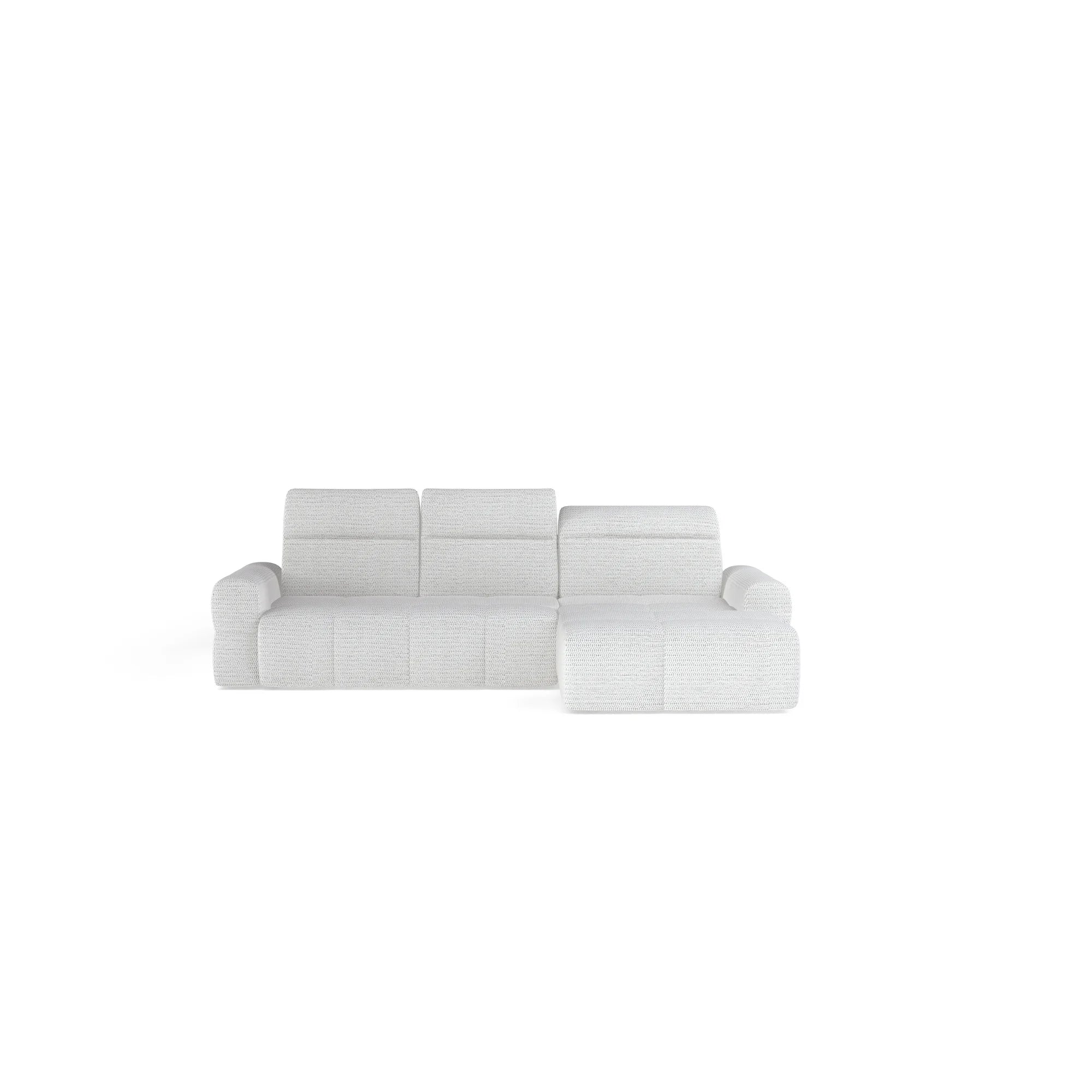 Coltar extensibil MATEO S, personalizabil materiale Oferta Avantaj, cu lada depozitare si tetiere reglabile, 273x183x99 cm