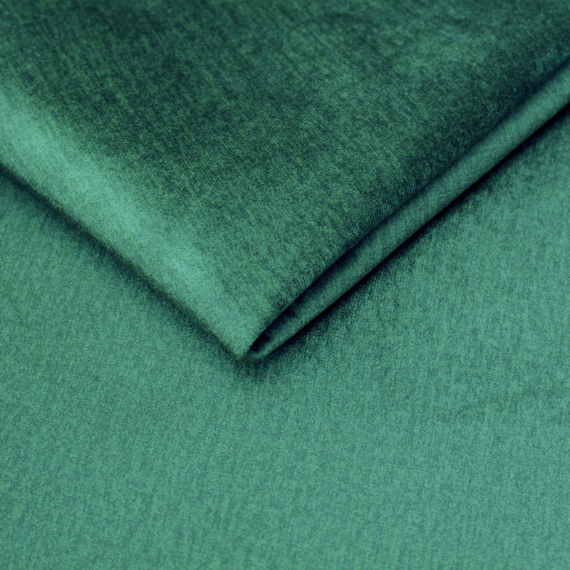 Canapea extensibila RICO, verde, stofa catifelata/metal, PAL, 224x114x91 cm
