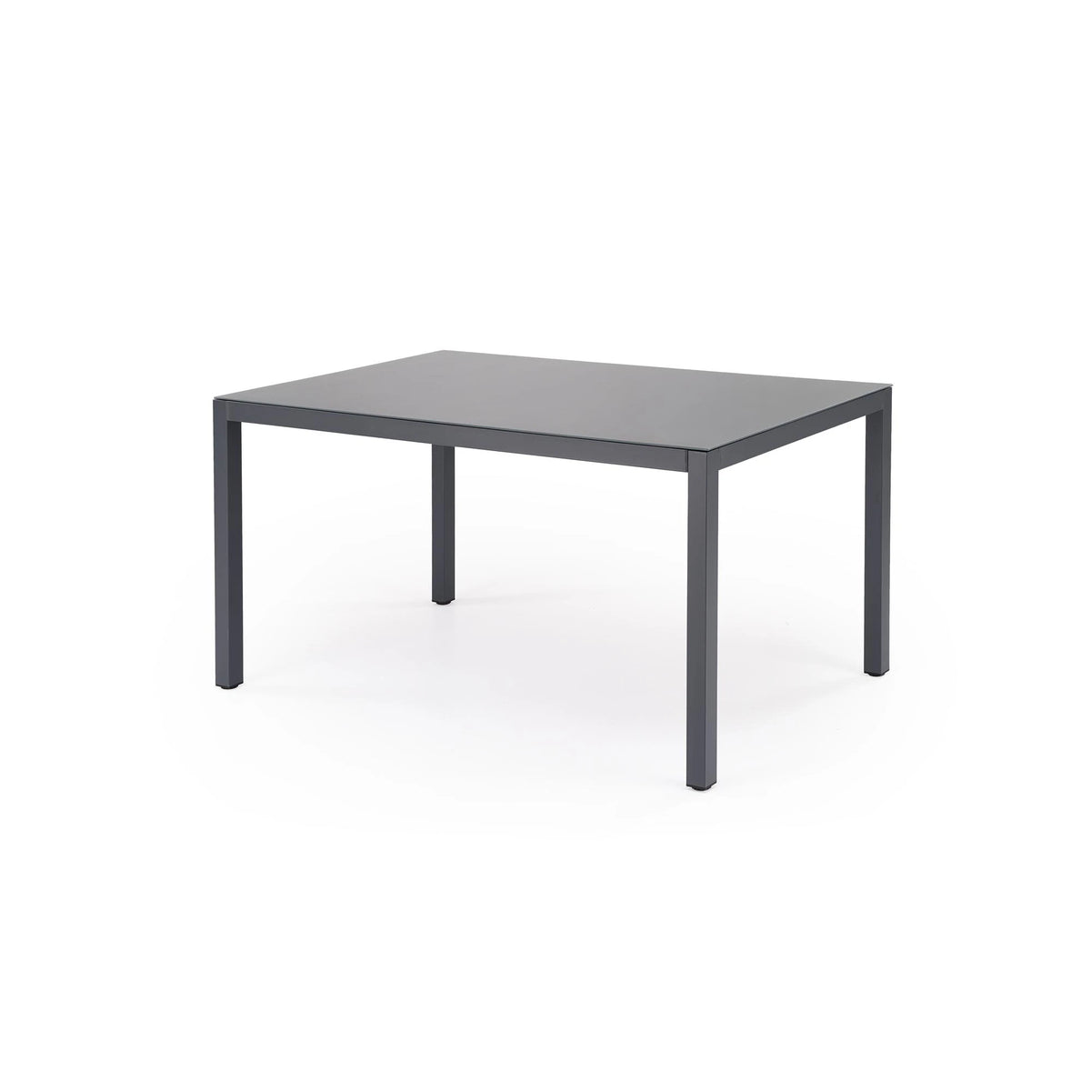 Masa gradina HOVER, gri/gri antracit, sticla/metal, 150x90x75 cm