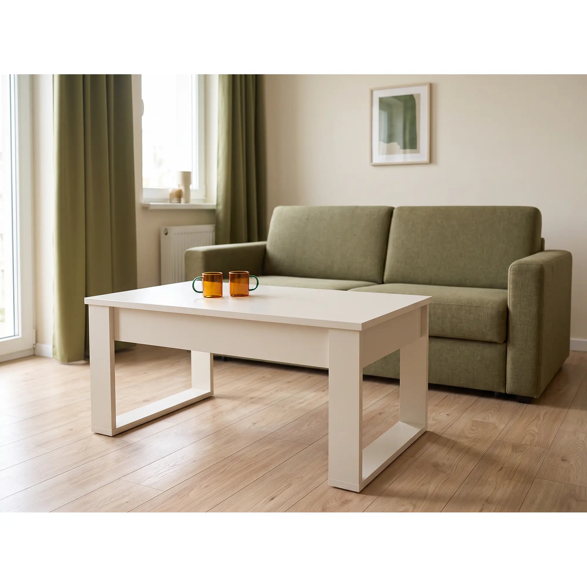 Masuta cafea NEA, casmir, PAL laminat, 110x60x52 cm