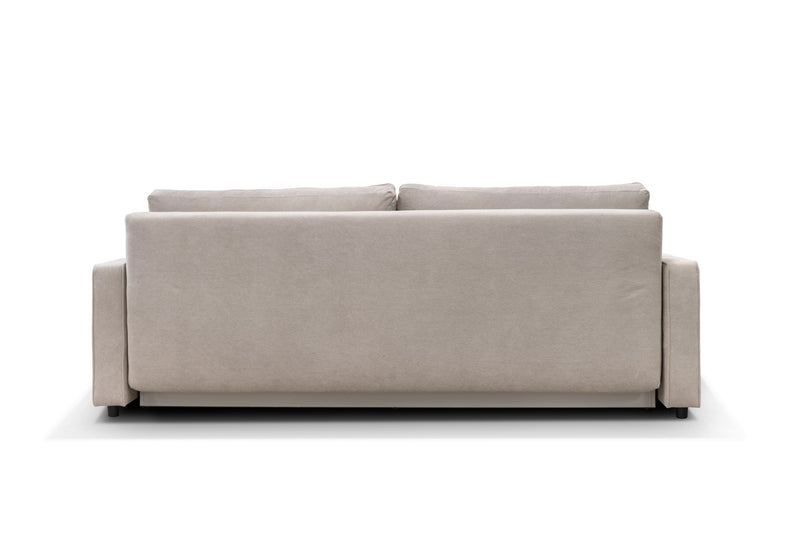 Canapea extensibila NICOLE, personalizabil materiale gama Platinium, cu lada depozitare, 238x100x90 cm