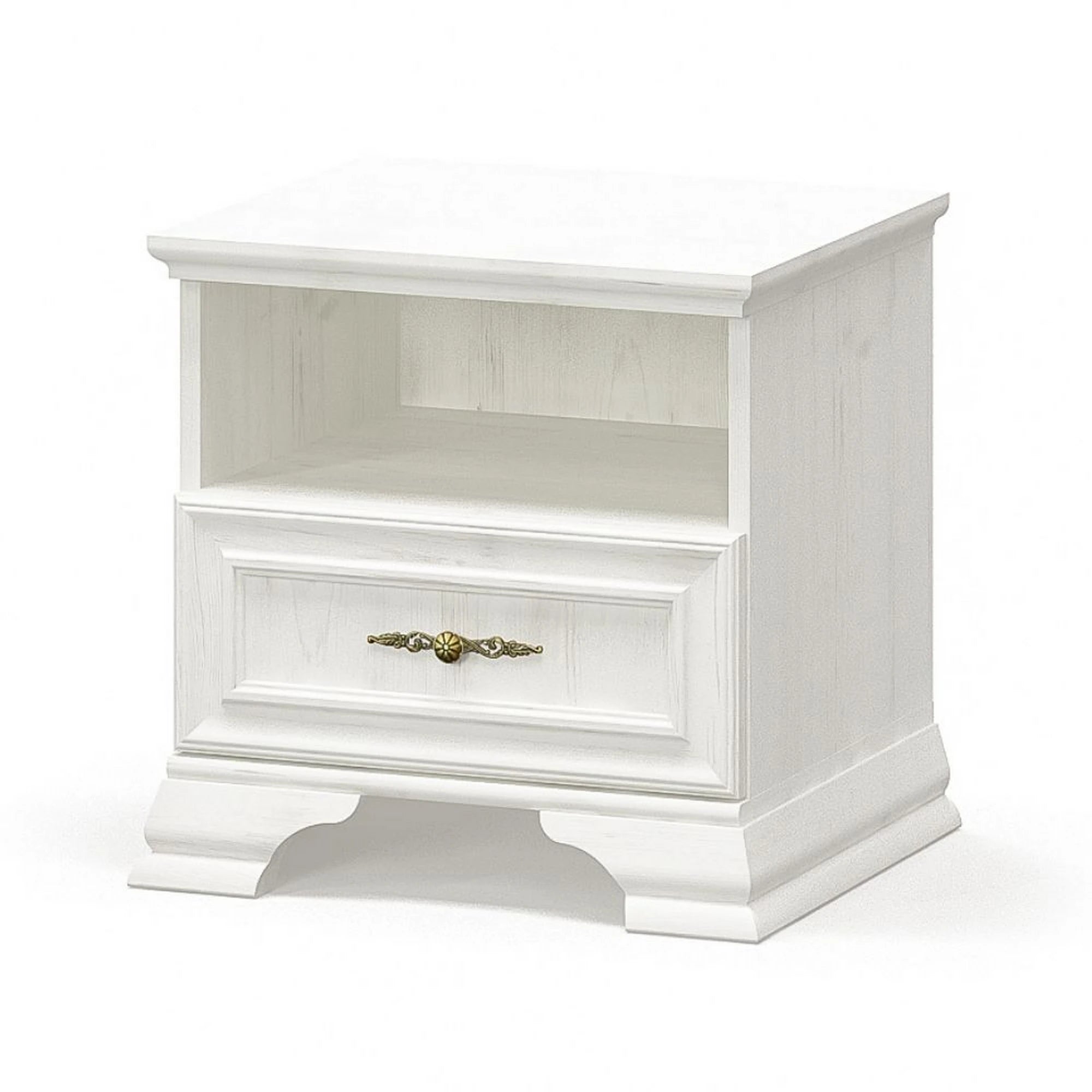 Mobilier de dormitor IRYS, pin alb anderson, PAL laminat, 6 piese