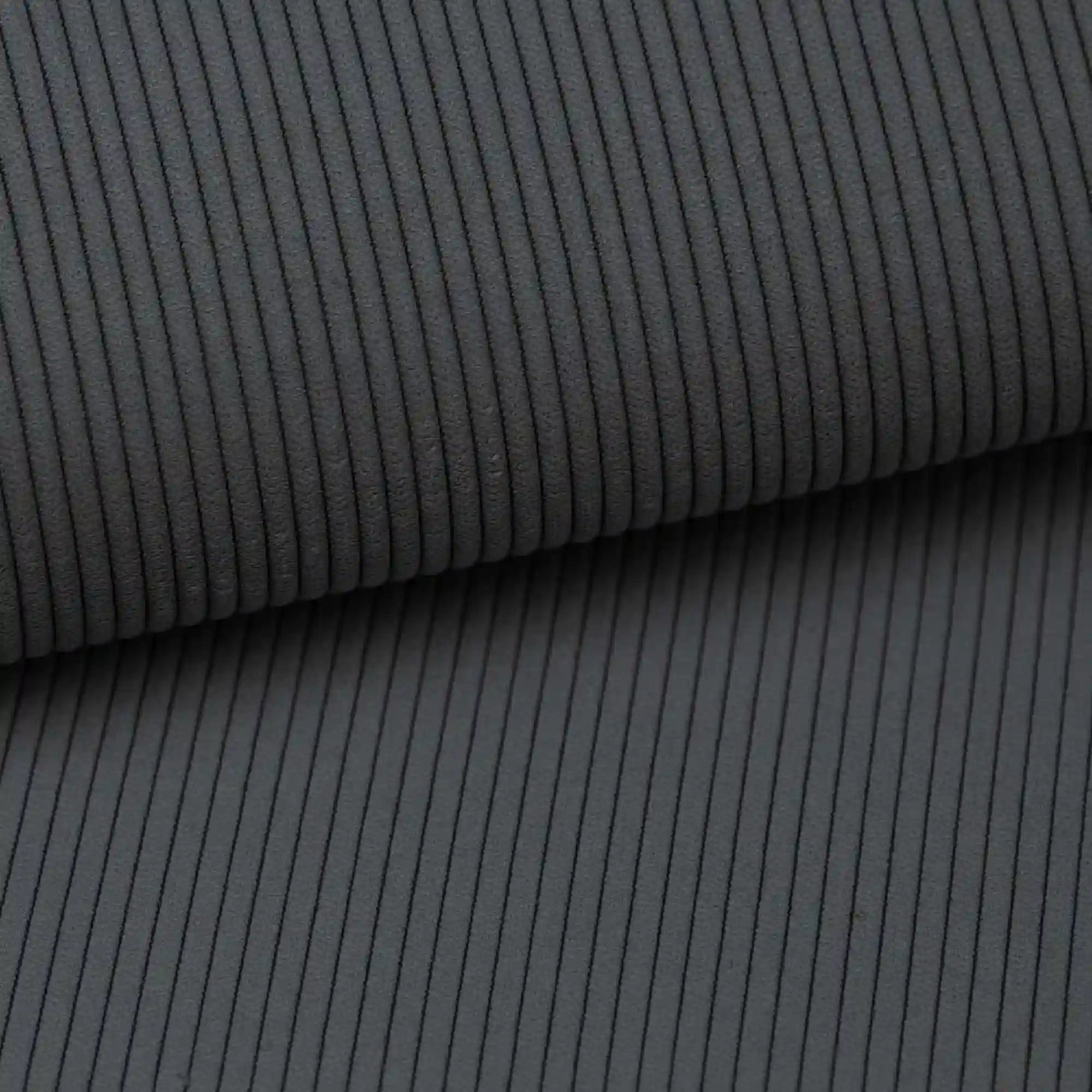 Canapea TINO extensibila 120, stofa catifelata gri inchis - Ontario 19, Gama Premium, 167x97x84 cm