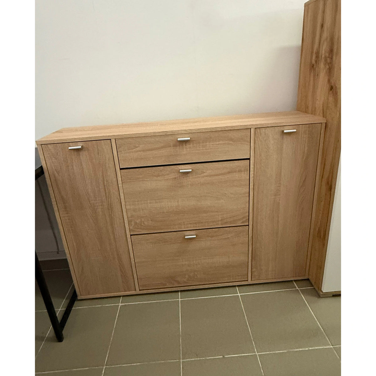 PRODUS RESIGILAT - Pantofar ANABELA, stejar sonoma, PAL, 120x28x85 cm