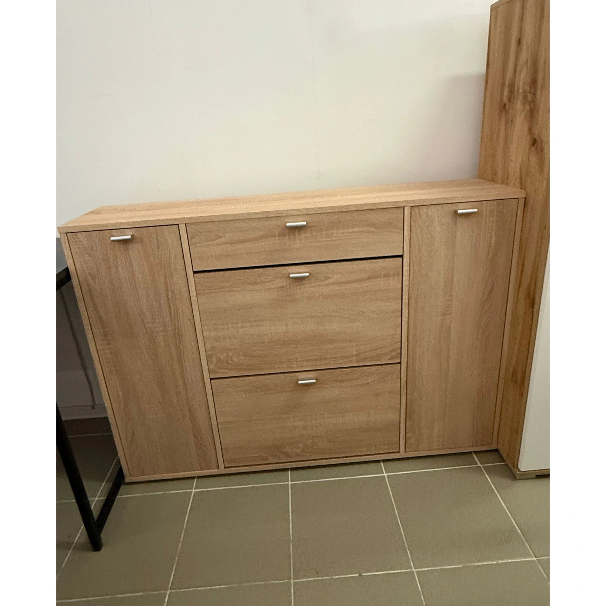 PRODUS RESIGILAT - Pantofar ANABELA, stejar sonoma, PAL, 120x28x85 cm