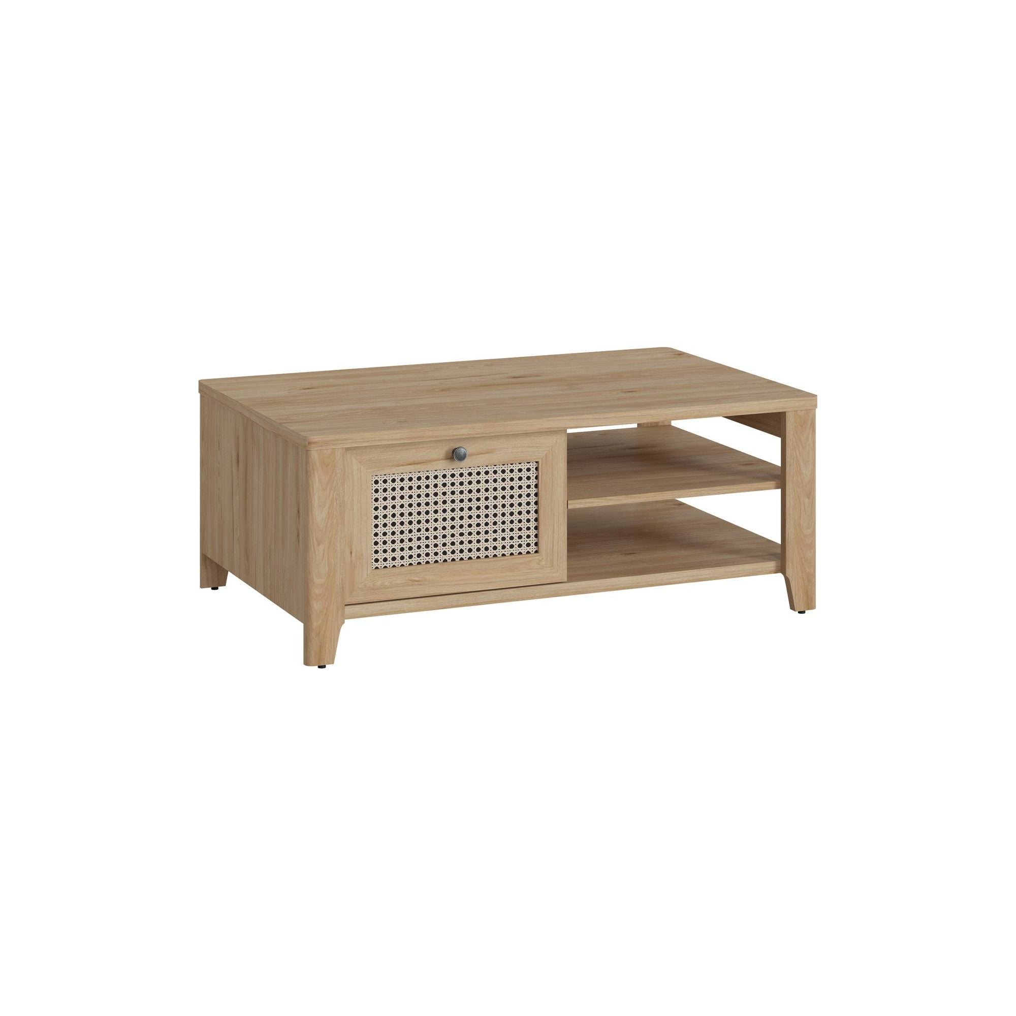 Masuta cafea PARILLA, stejar, PAL laminat, 110x68x44 cm