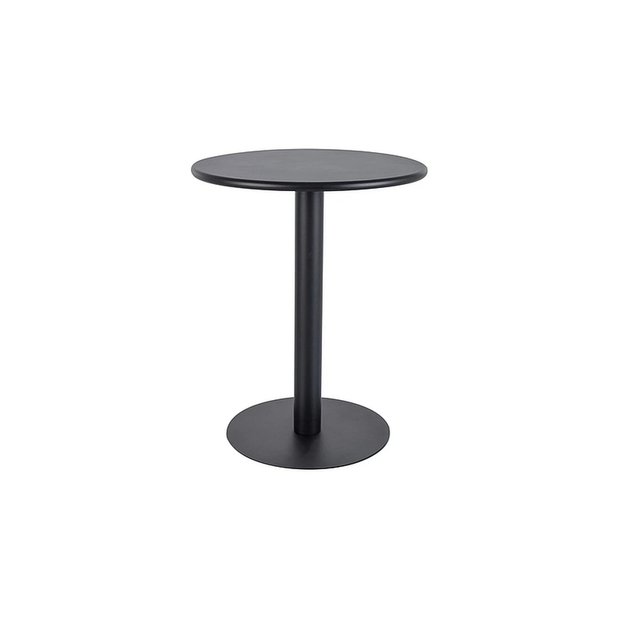 Masa PUB, negru, metal, 60x73 cm