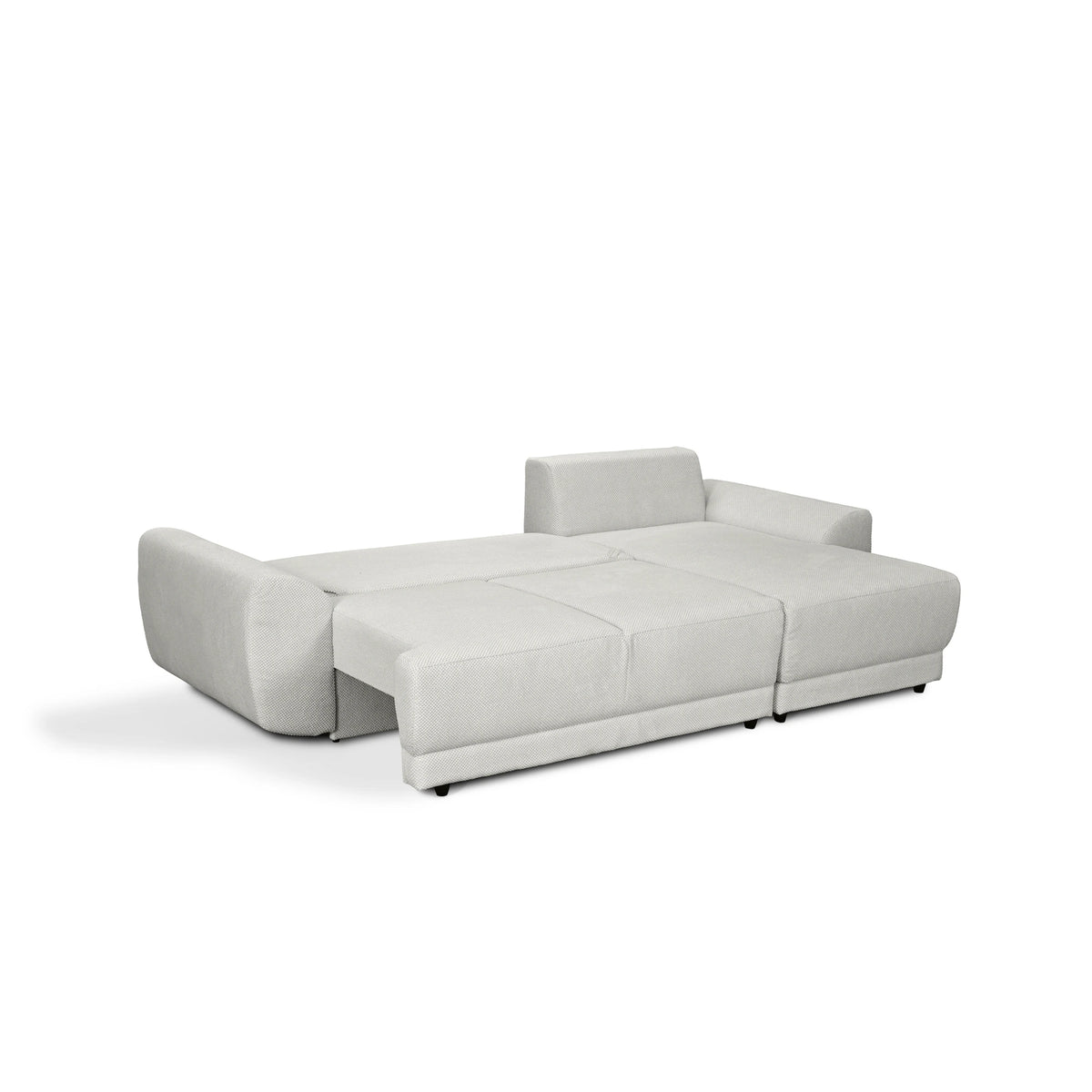 Coltar de living ASTOR, sezlong dreapta, stofa bej - New York G008, 254x150x83 cm