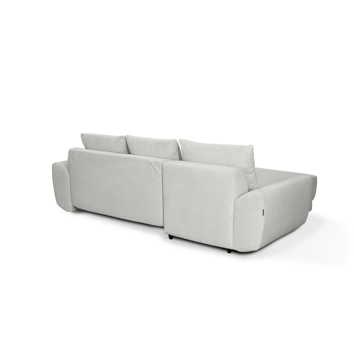 Coltar de living ASTOR, sezlong stanga, stofa bej - New York G008, 254x150x83 cm