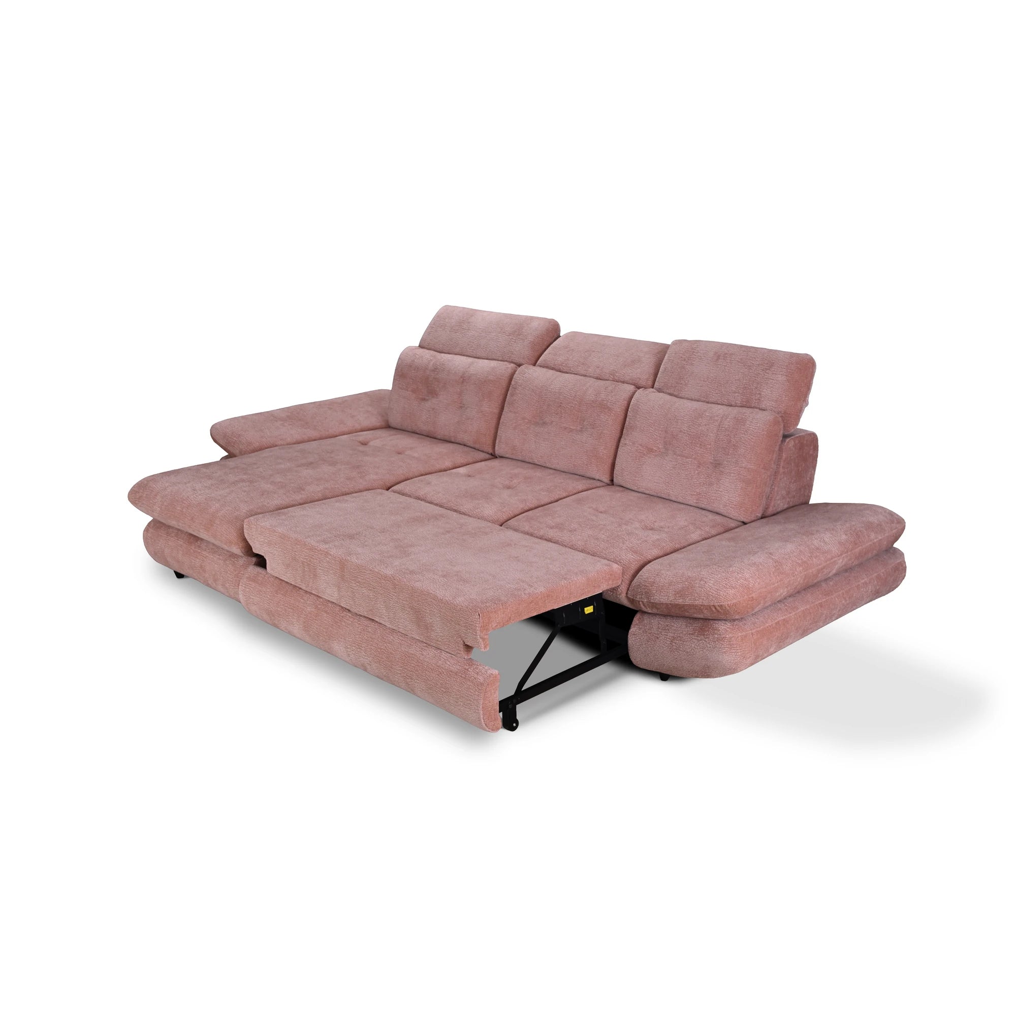Coltar living SIENA MINI, sezlong stanga, stofa crem - Rimini R072, 297x181x100 cm
