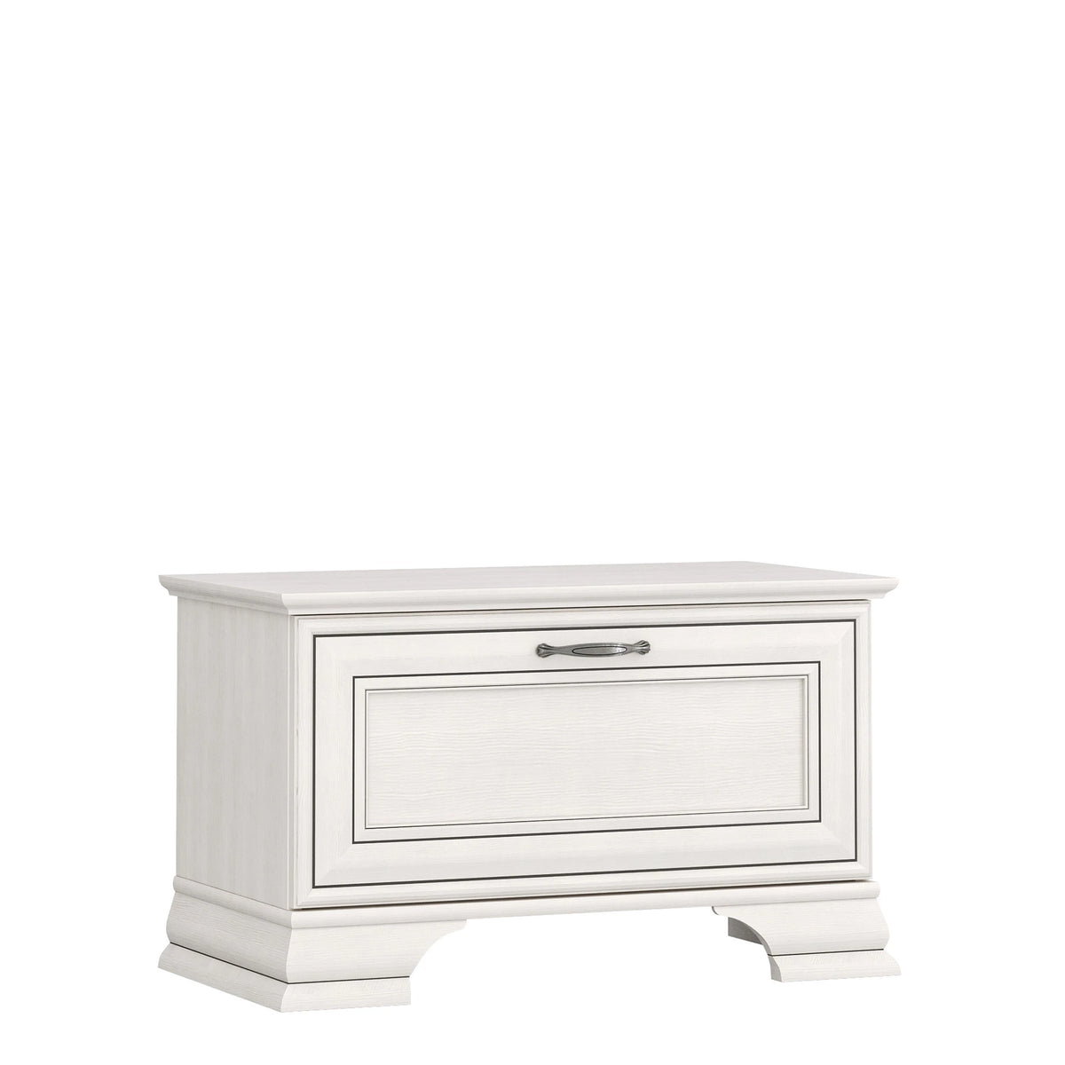 Mobila hol clasica TIFFANY II, grej, PAL laminat, 4 piese