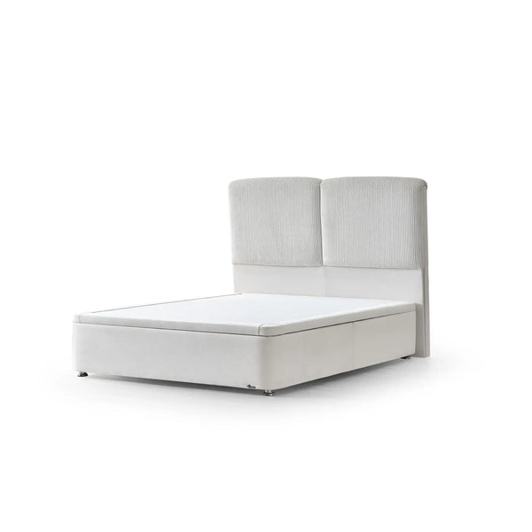 Pat SWISS QUEEN 140x200, personalizabil gama Oferta Avantaj, cu somiera si spatiu depozitare