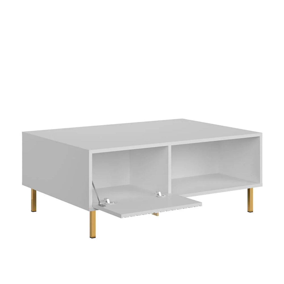 Masuta cafea alb PIANO, PAL, 100x66x40 cm