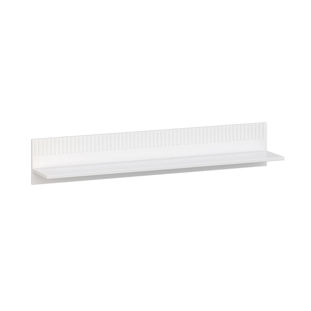 Polita sufragerie VELUTTO, alb, PAL, 127x22x22 cm