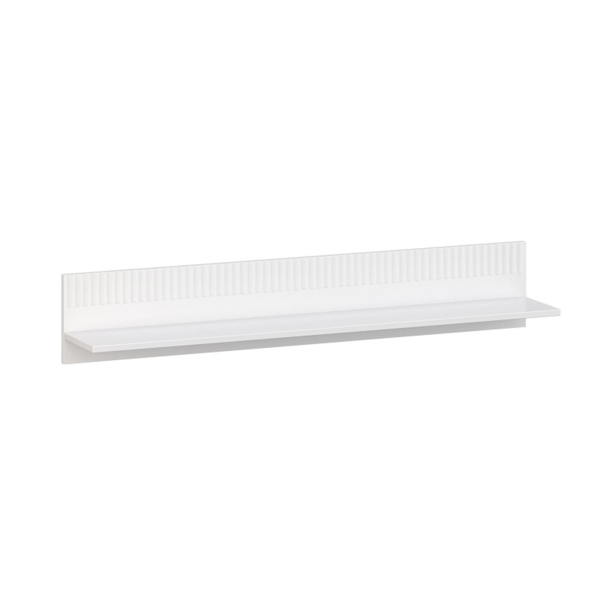 Polita sufragerie VELUTTO, alb, PAL, 127x22x22 cm
