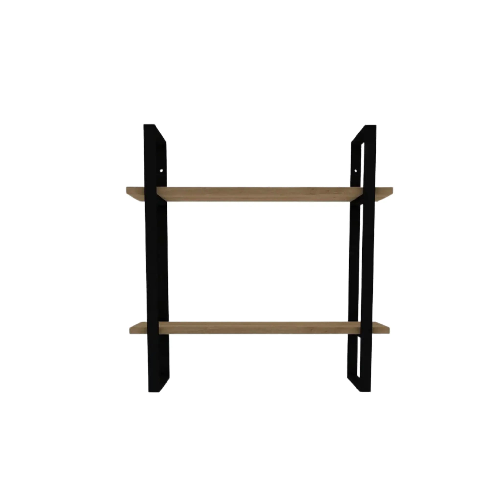 Raft BUBA, stejar/negru, PAL melaminat, 70x22x70 cm