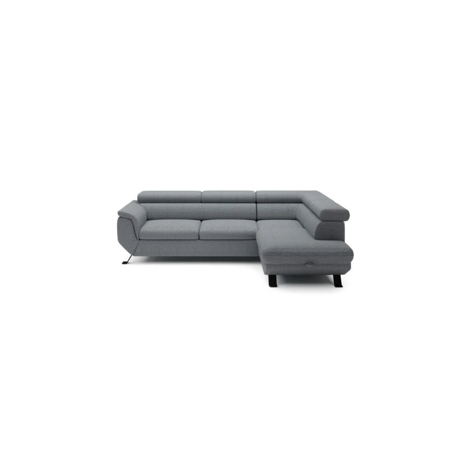Coltar extensibil RAVEN L, personalizabil materiale Gama Premium, cu lada depozitare, 257x198x92 cm