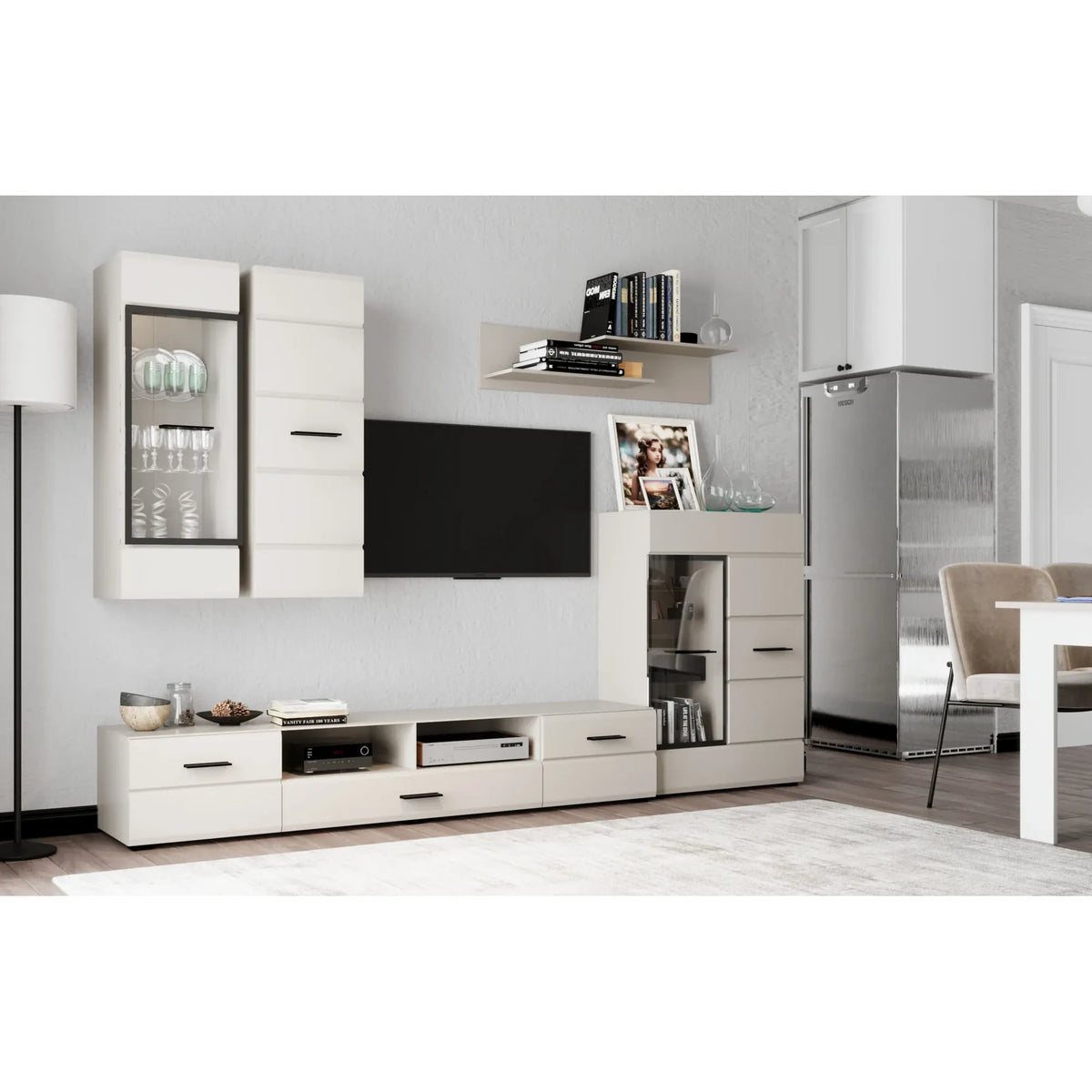 Mobilier living ROMA, casmir, PAL, 276x35x145 cm