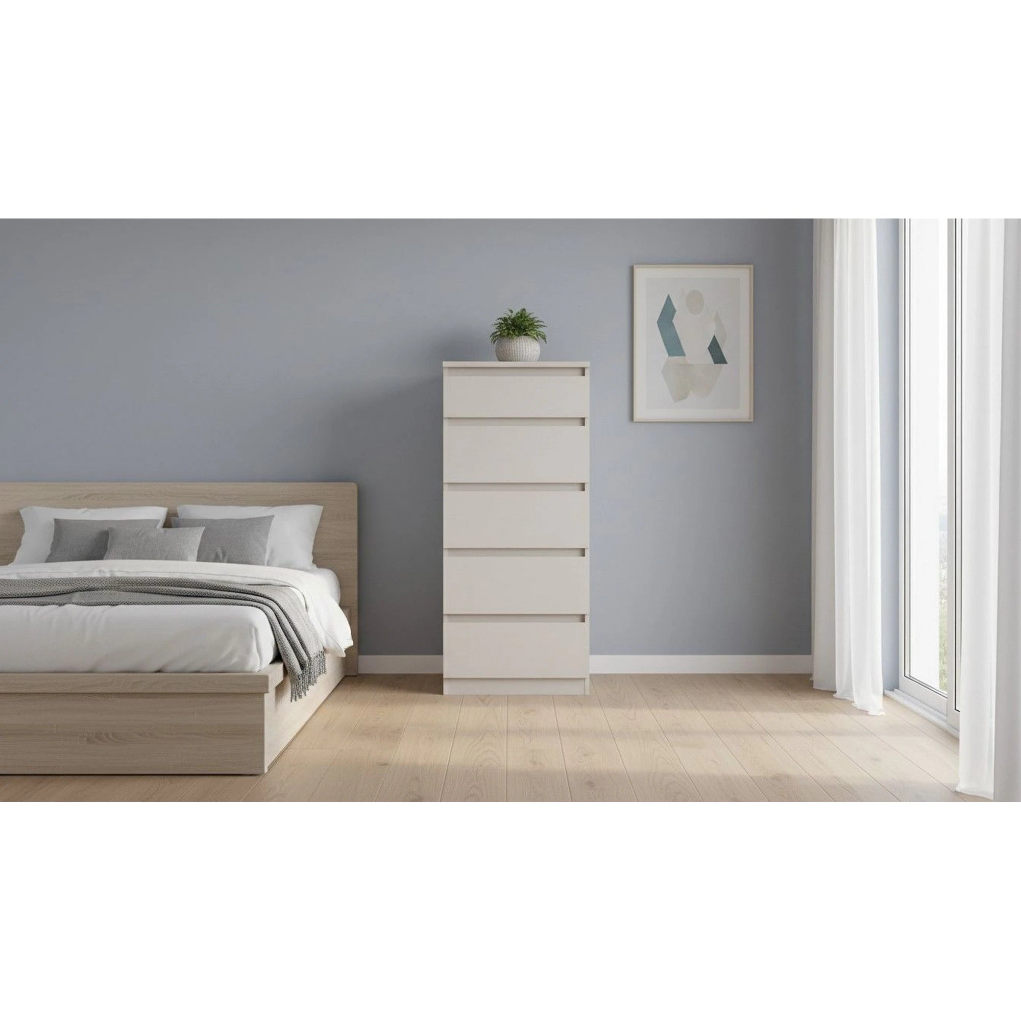 Comoda TETRIX, casmir, PAL, 50x45x115 cm