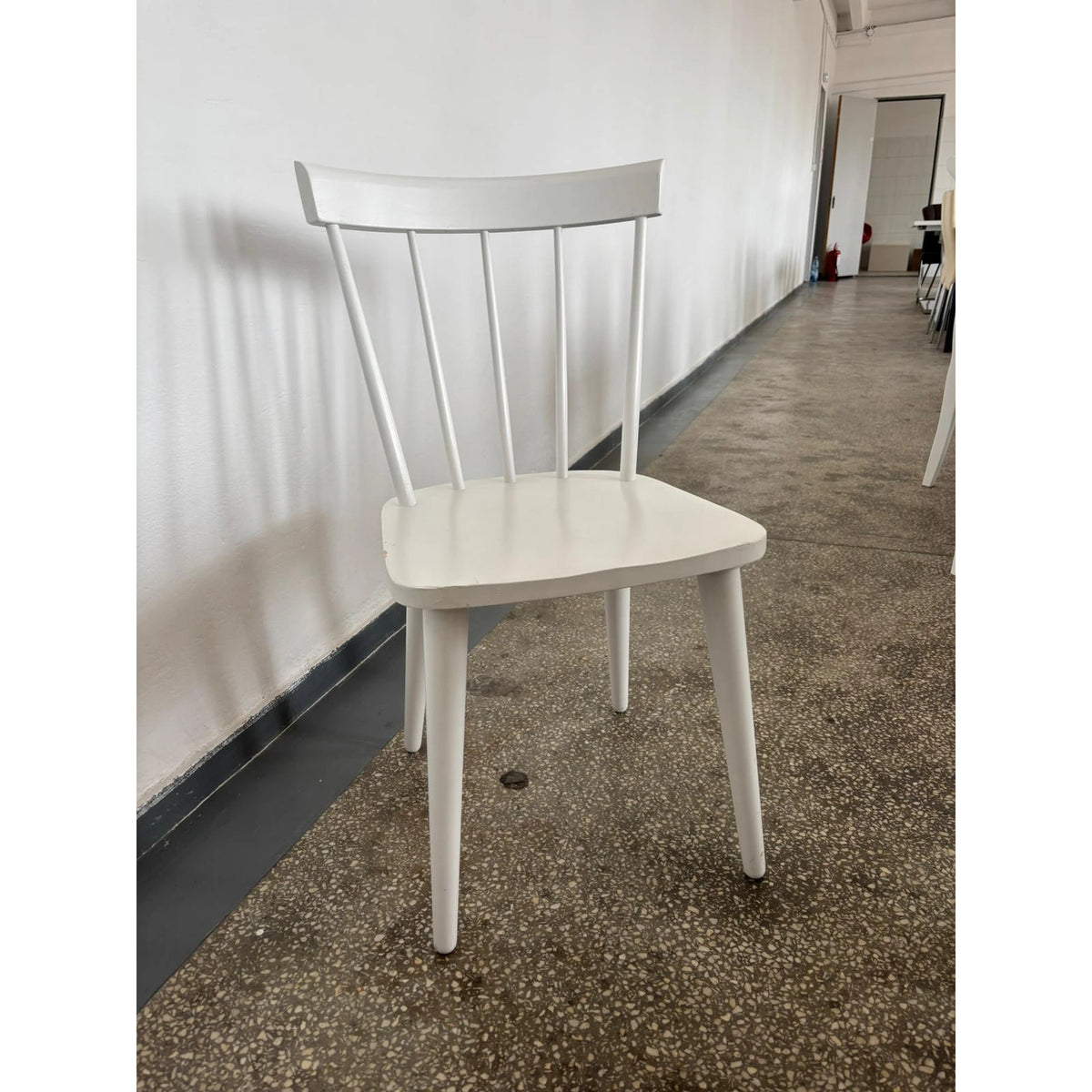 PRODUS RESIGILAT - Scaun bucatarie lemn alb BARKLEY, 44x50x86 cm