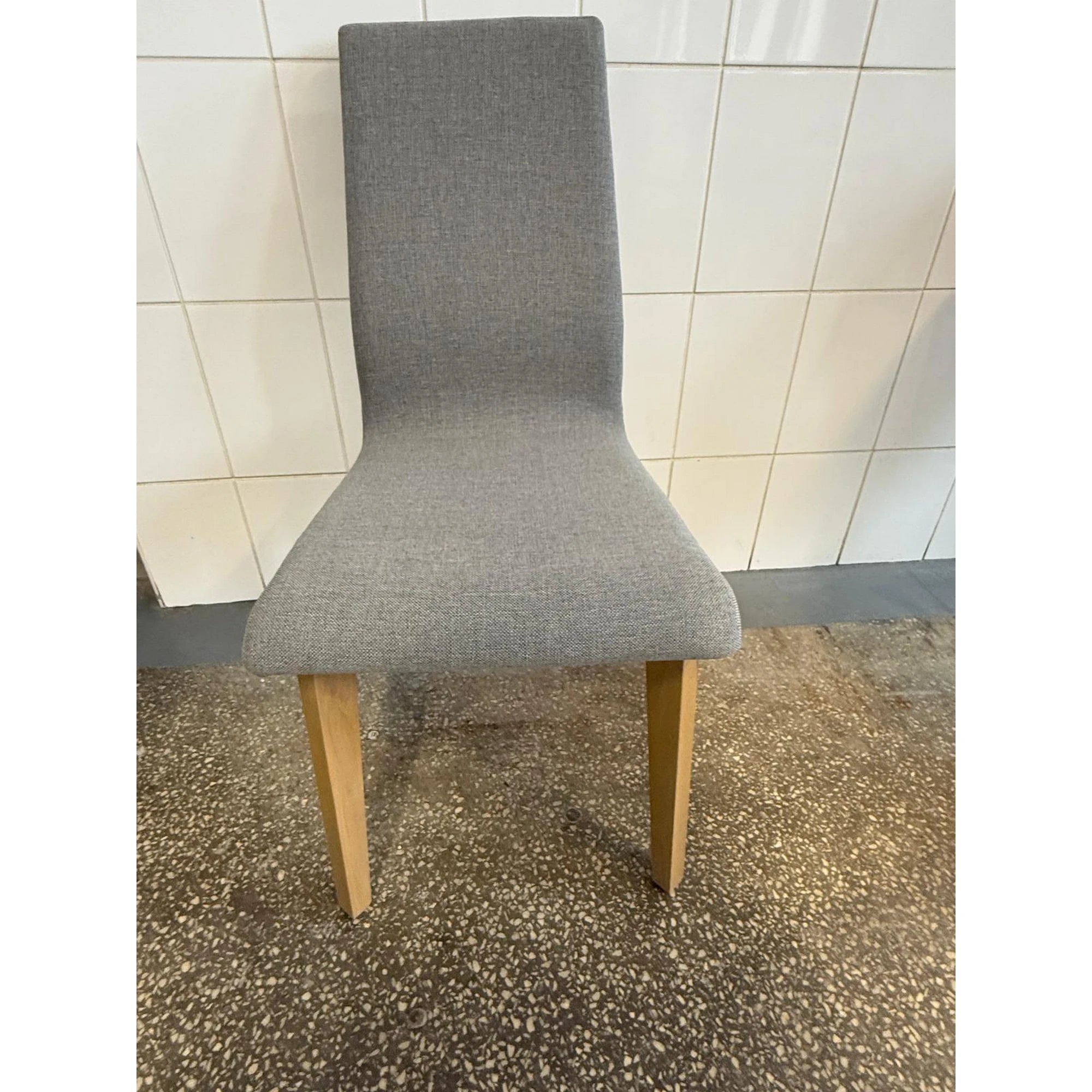 PRODUS RESIGILAT - Scaun FOCUS, gri/stejar, stofa clasica/lemn, 45x61x94 cm