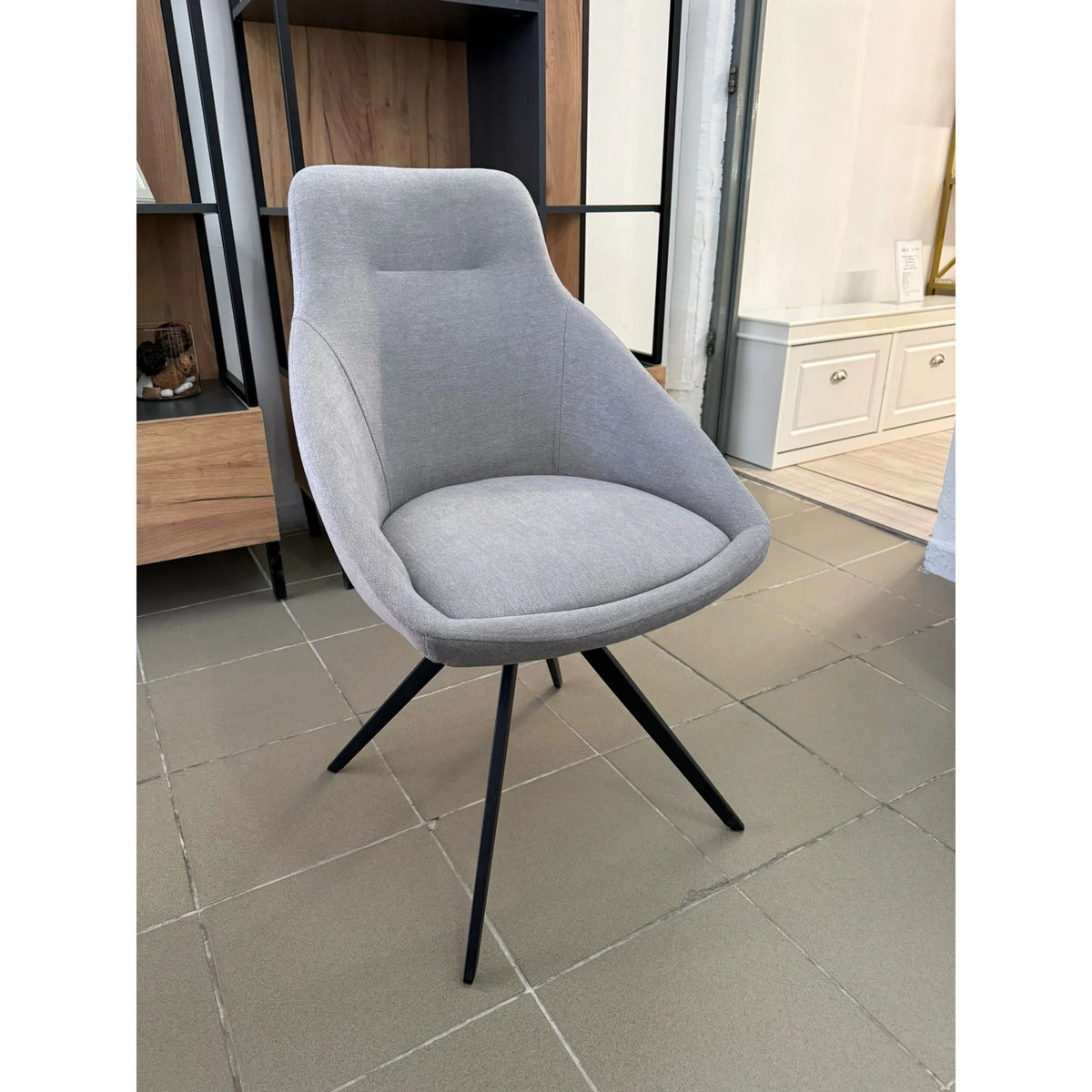 PRODUS RESIGILAT - Scaun K431, stofa gri, 55x54x84 cm