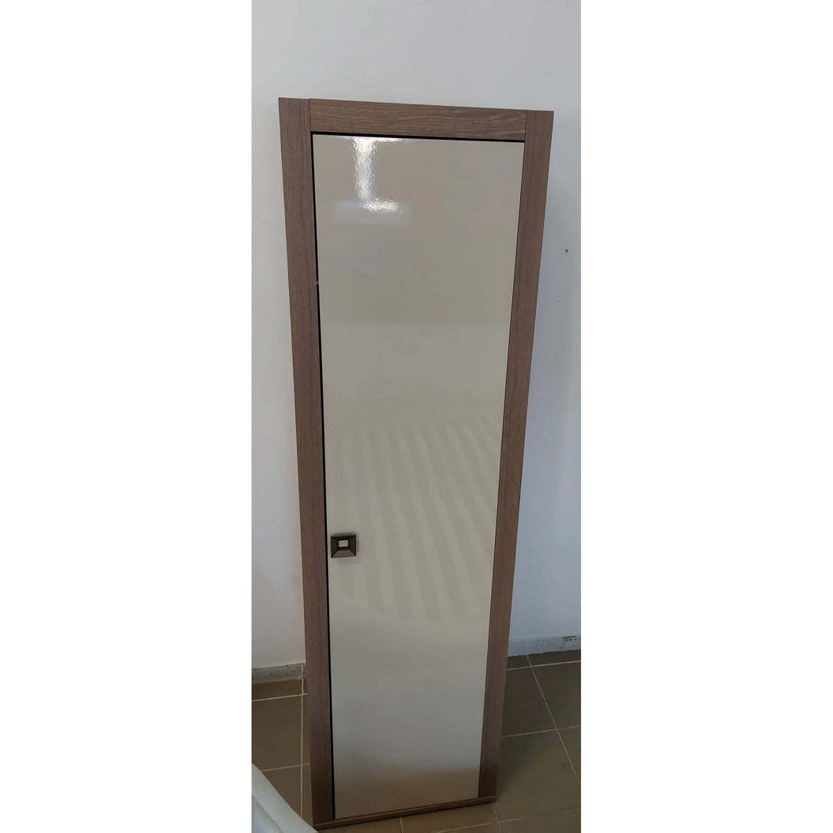 PRODUS RESIGILAT - Dulap HAVANA, casmir lucios/stejar, PAL, 58x61x206 cm