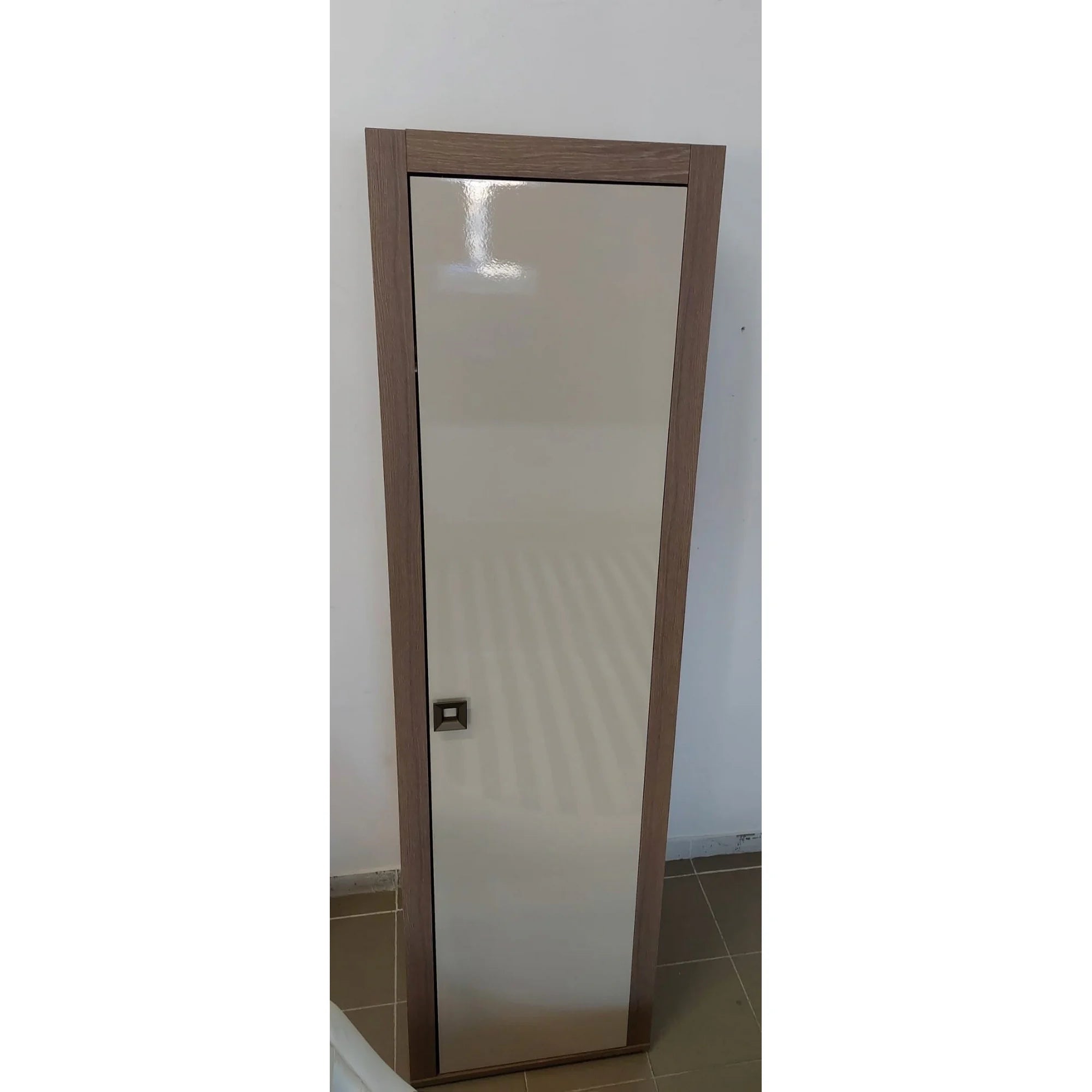 PRODUS RESIGILAT - Dulap HAVANA, casmir lucios/stejar, PAL, 58x61x206 cm