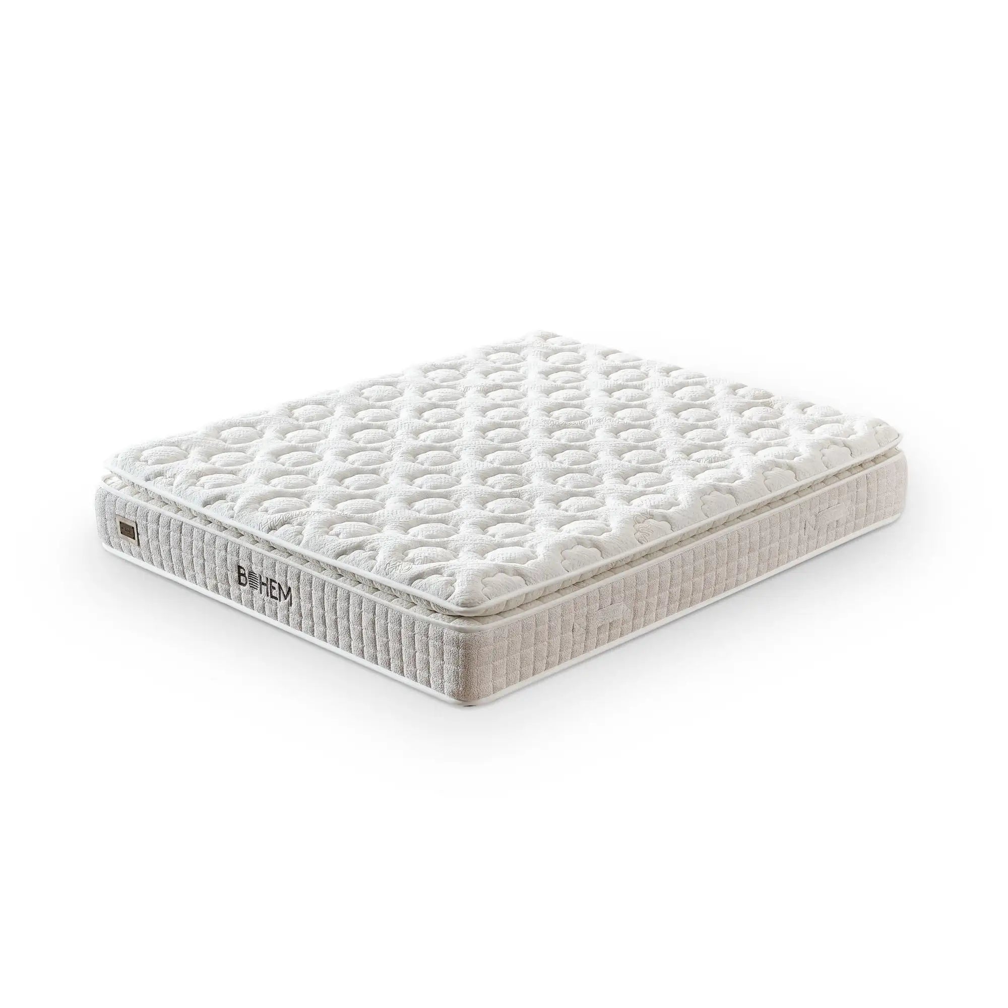 Saltea cu arcuri pocket BOHEM, crem, 140x200 cm