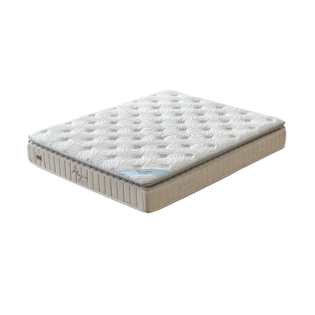 Saltea fermitate ridicata ALEGRA, bej, 160x200 cm