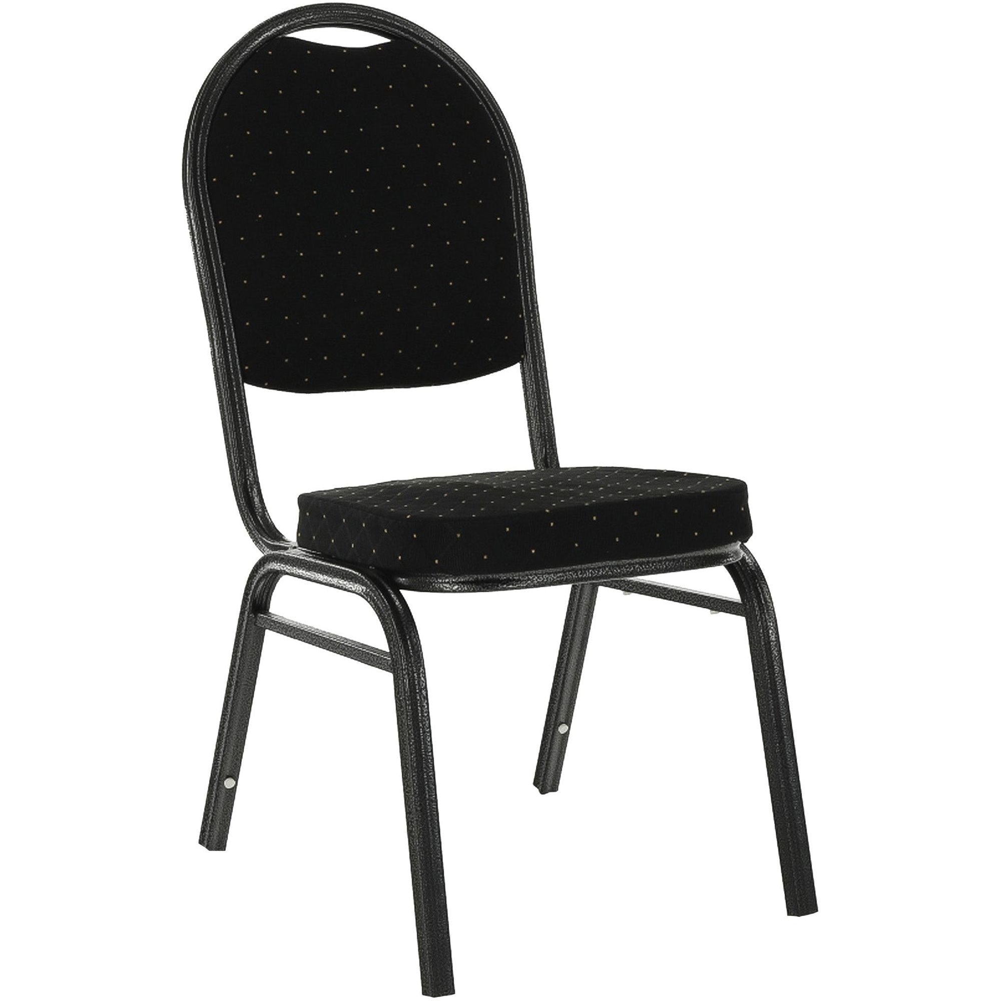 Scaun JEFF 2, tesatura neagra/cadru gri, 44x50x91 cm
