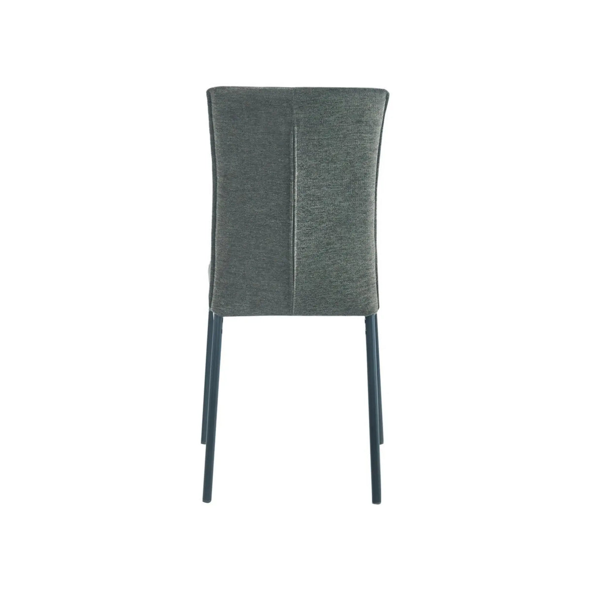 Scaun EDLA, verde/negru, stofă/metal, 54x44x95 cm
