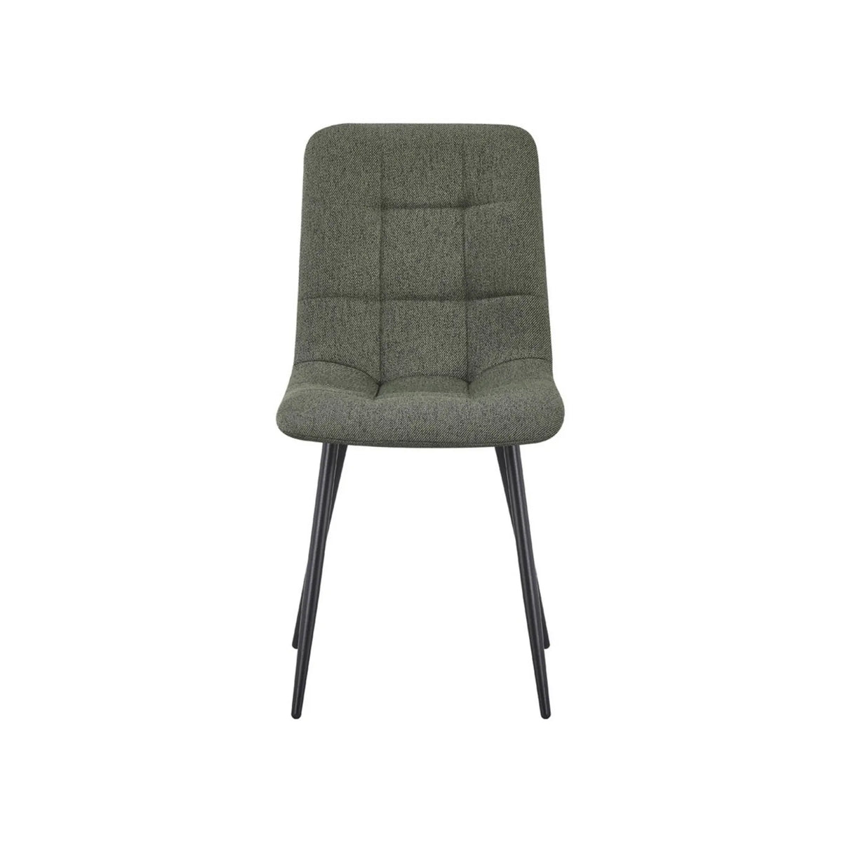Scaun JEFF 2, verde/negru, stofă/metal, 45x55x87 cm