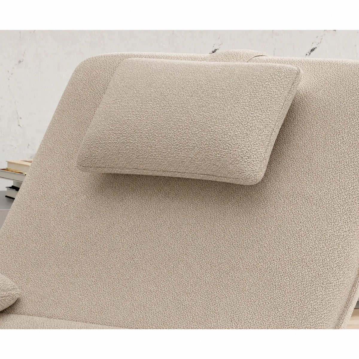 Sezlong rotativ EVO, stofa clasica bej - Austin 2, 78x163x86 cm