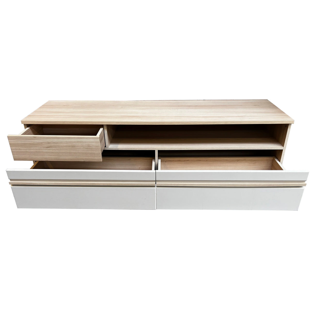 Comoda tv sufragerie OSLO OS4, stejar riva/casmir, PAL laminat, 160x44x50 cm