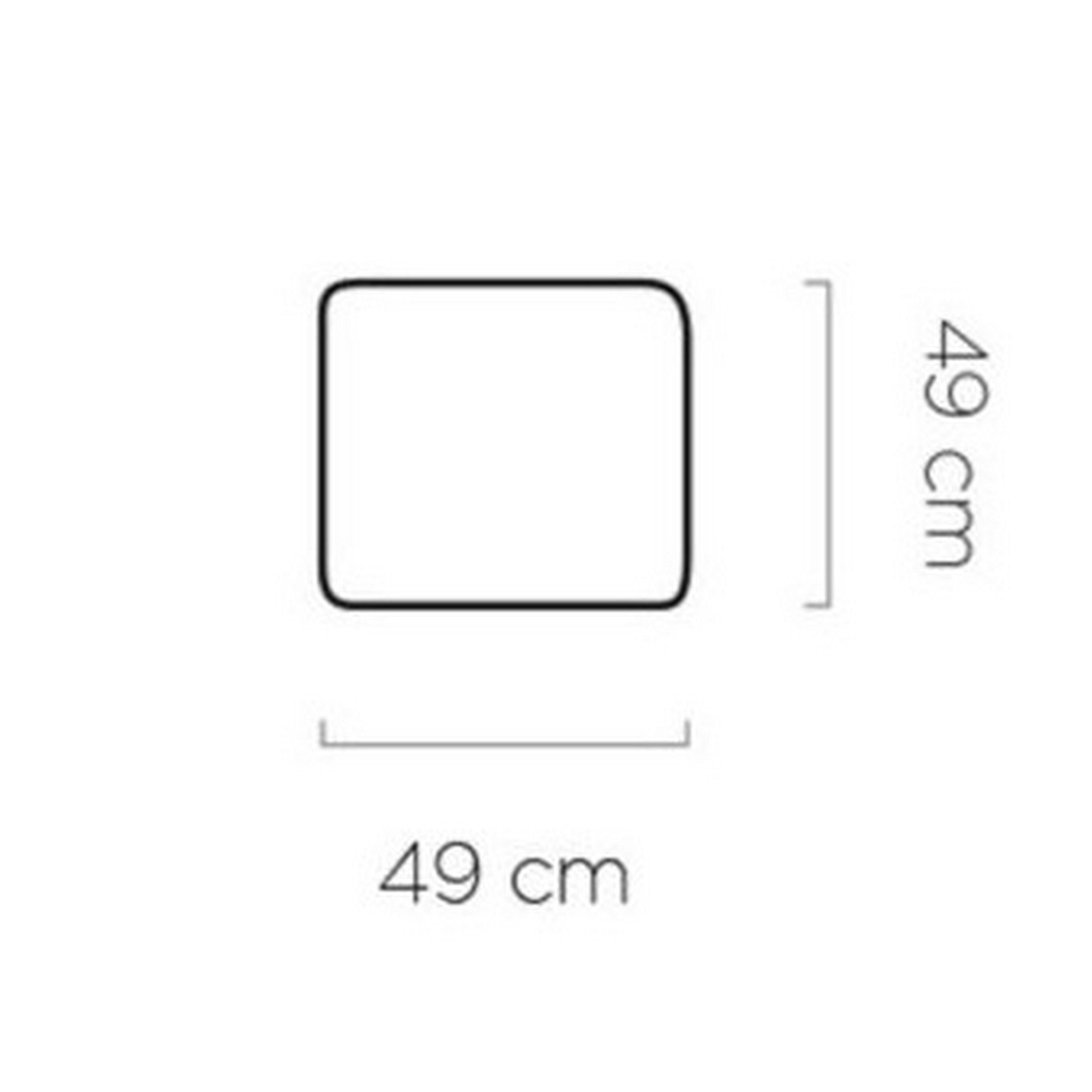 Taburet TACO, personalizabil materiale gama Oferta Avantaj, 49x49x45 cm