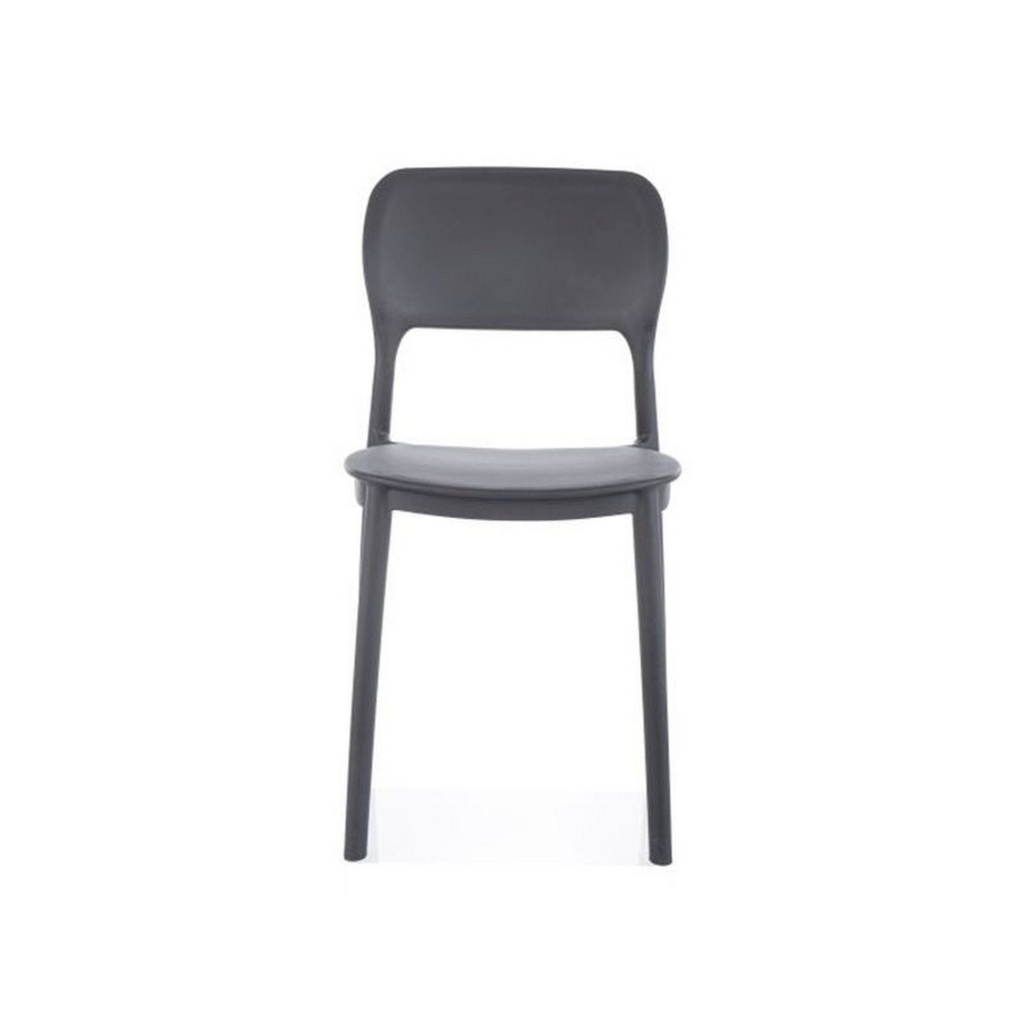 Scaun TIMO, gri, polipropilena, 42x42x82 cm