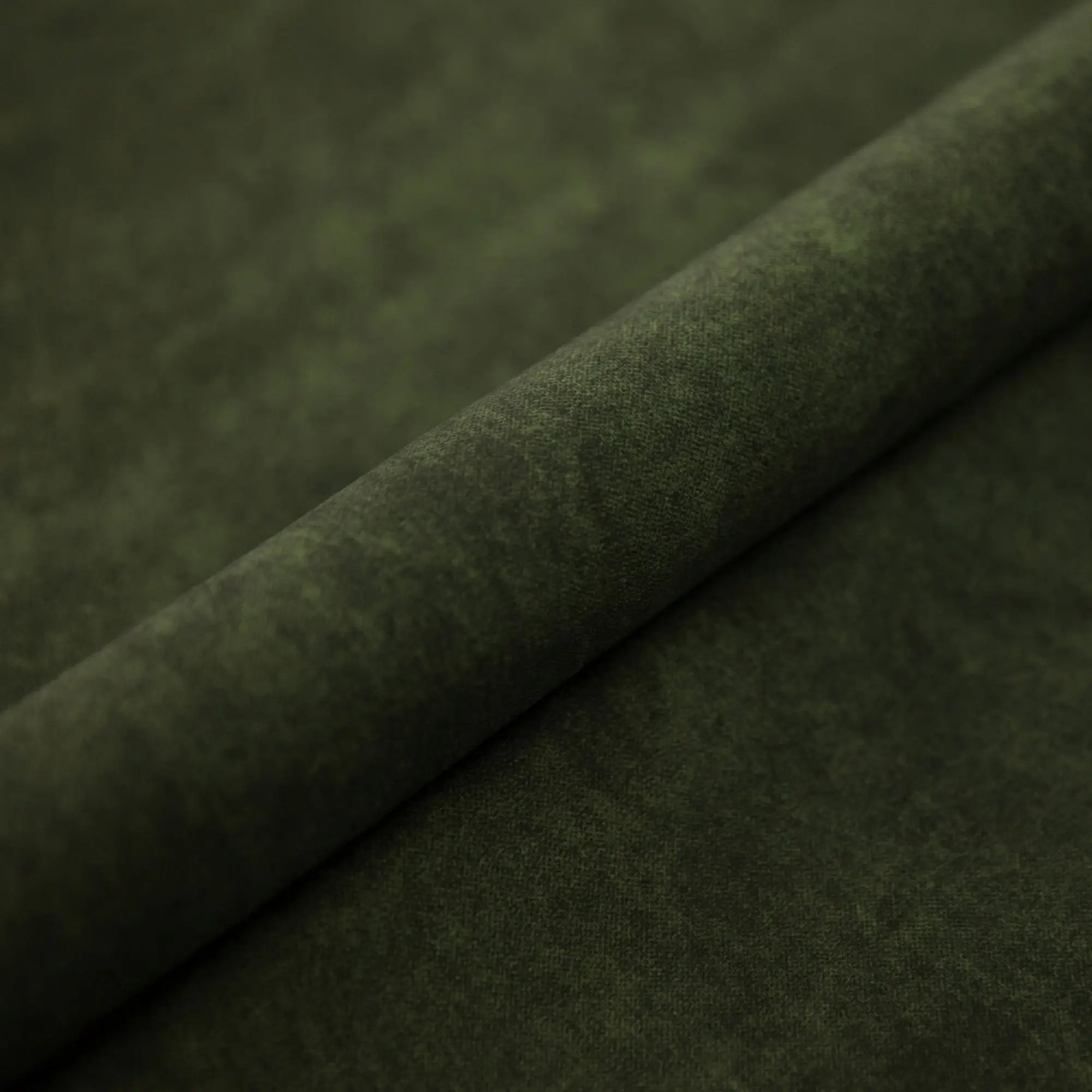 Coltar extensibil SELVA MINI, sezlong stanga, stofa catifelata verde - Whisper 11, cu lada depozitare si tetiere reglabile,  270x173x95 cm