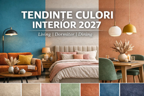 Tendinte culori interior 2027 amenajare mobilier decor