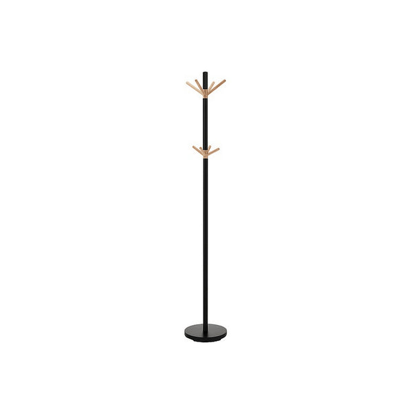 Cuier pom UNO, negru/fag, metal, 30x174 cm