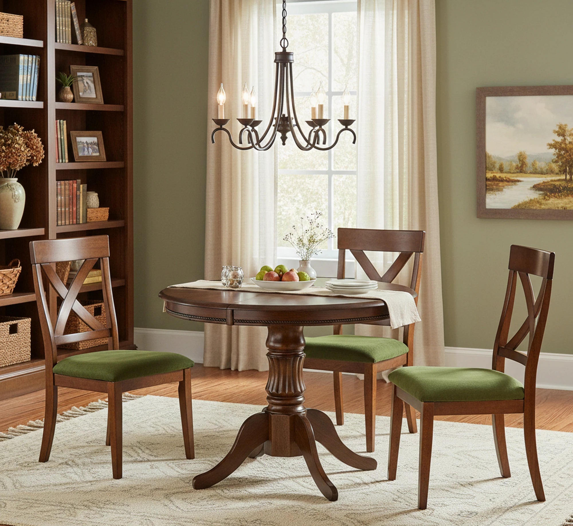 Masa extensibila nuc WILLIAM, 90/124x90x75 cm